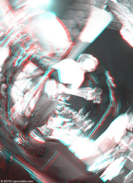 Hot Chip at Coachella 2010, shot in stereoscopic 3D by Coldie.