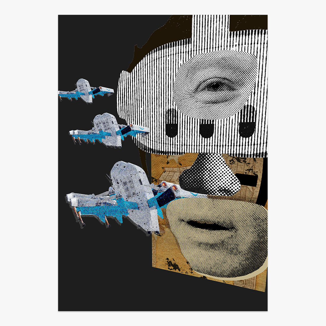 Tech Epochalypse: Overlord Mashup by Coldie — print 1 of 42, at Eterno Gallery