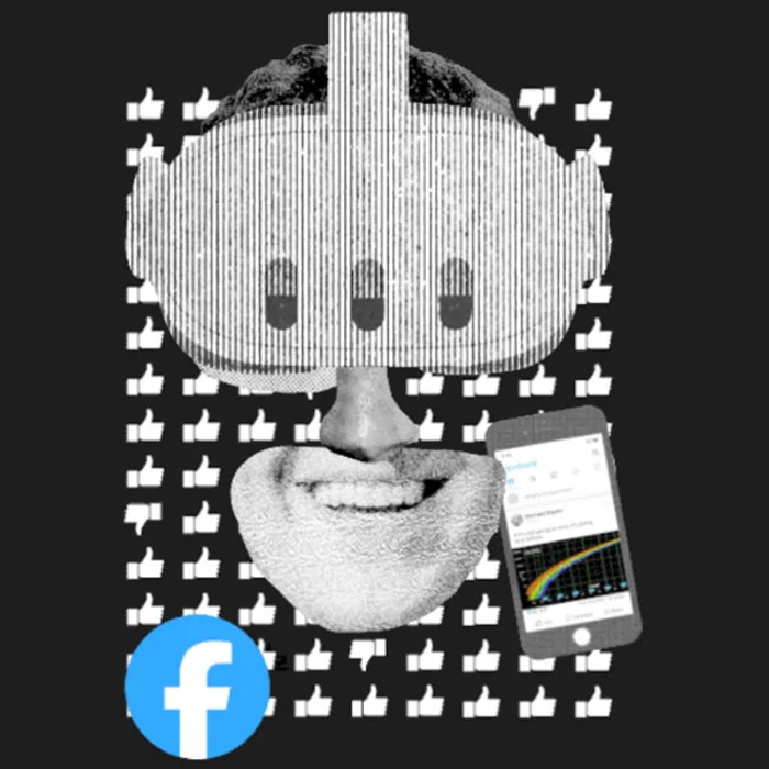 Mark Zuckerberg — kinetic 3D portrait by Coldie